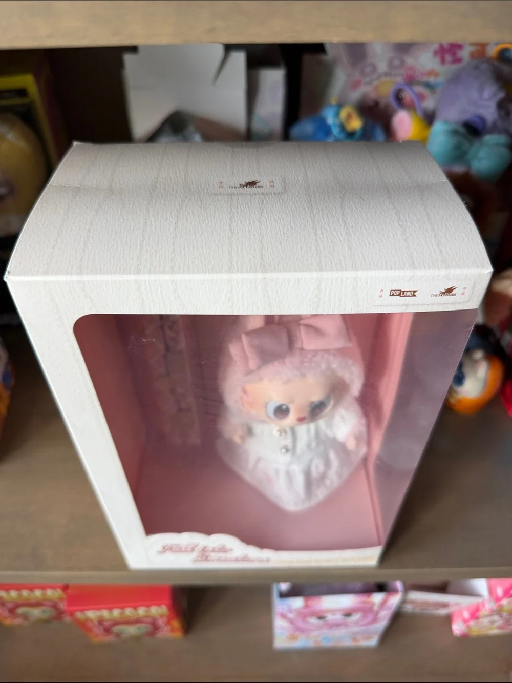 Pop Mart Fall Into Sweaters Mokoko Vinyl Plush Pendant Labubu Pop Land Exclusive - Picture 10 of 17